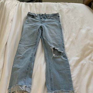 LEVIS WEDGIE STRAIGHT JEANS SIZE 25